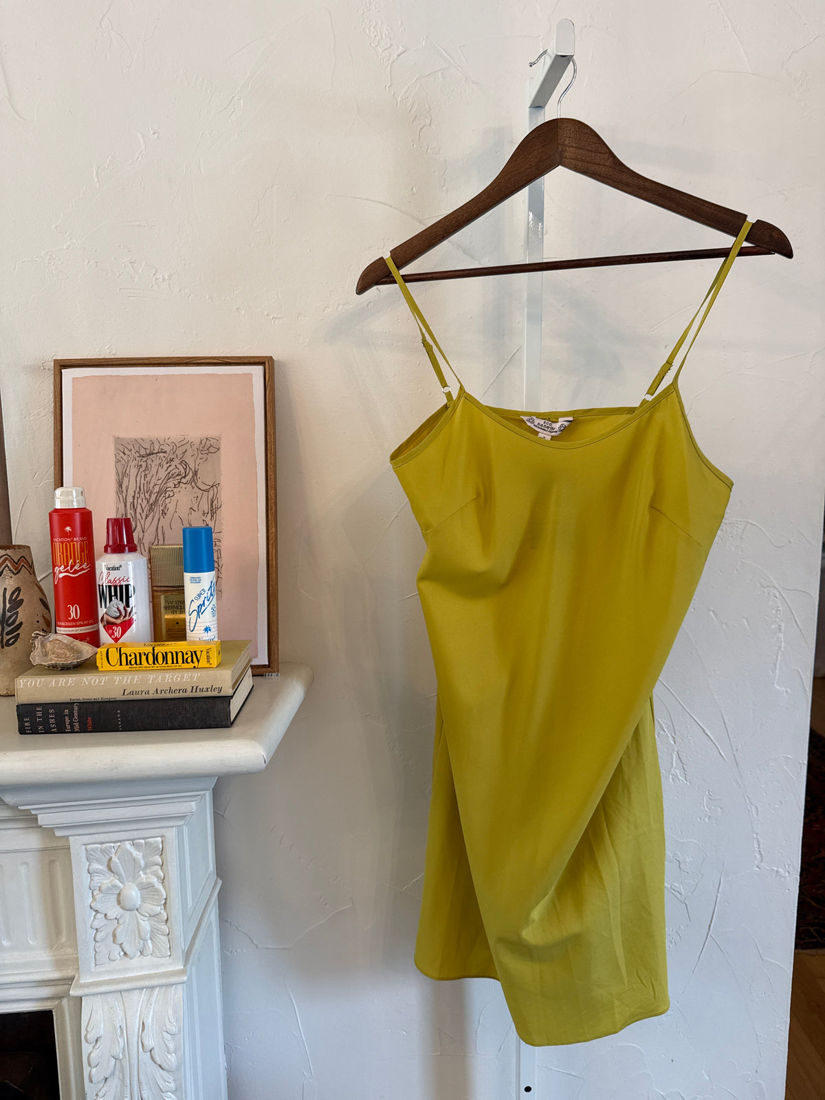 Eco Nanette Chartreuse Slip Dress