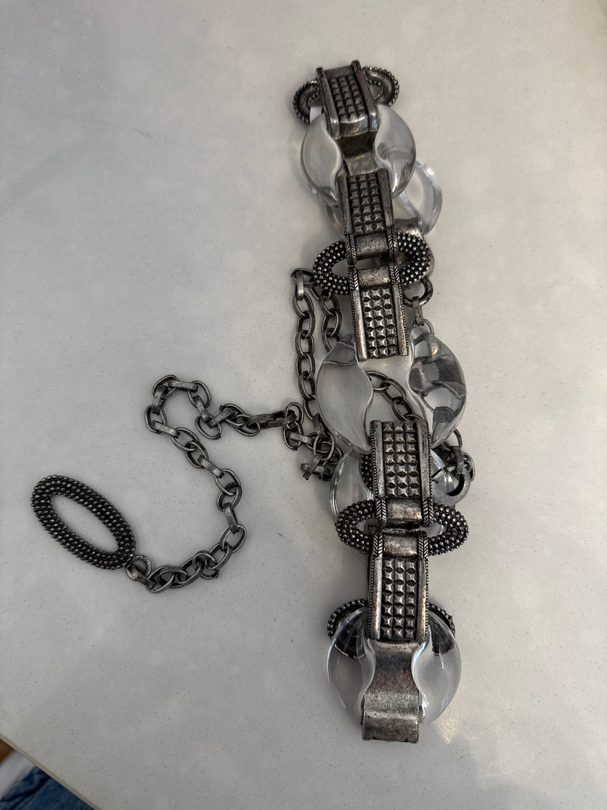 Silver Chico’s Link Belt