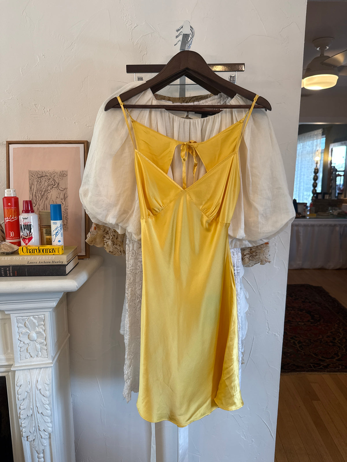 Victoria’s Secret Silk Yellow Dress