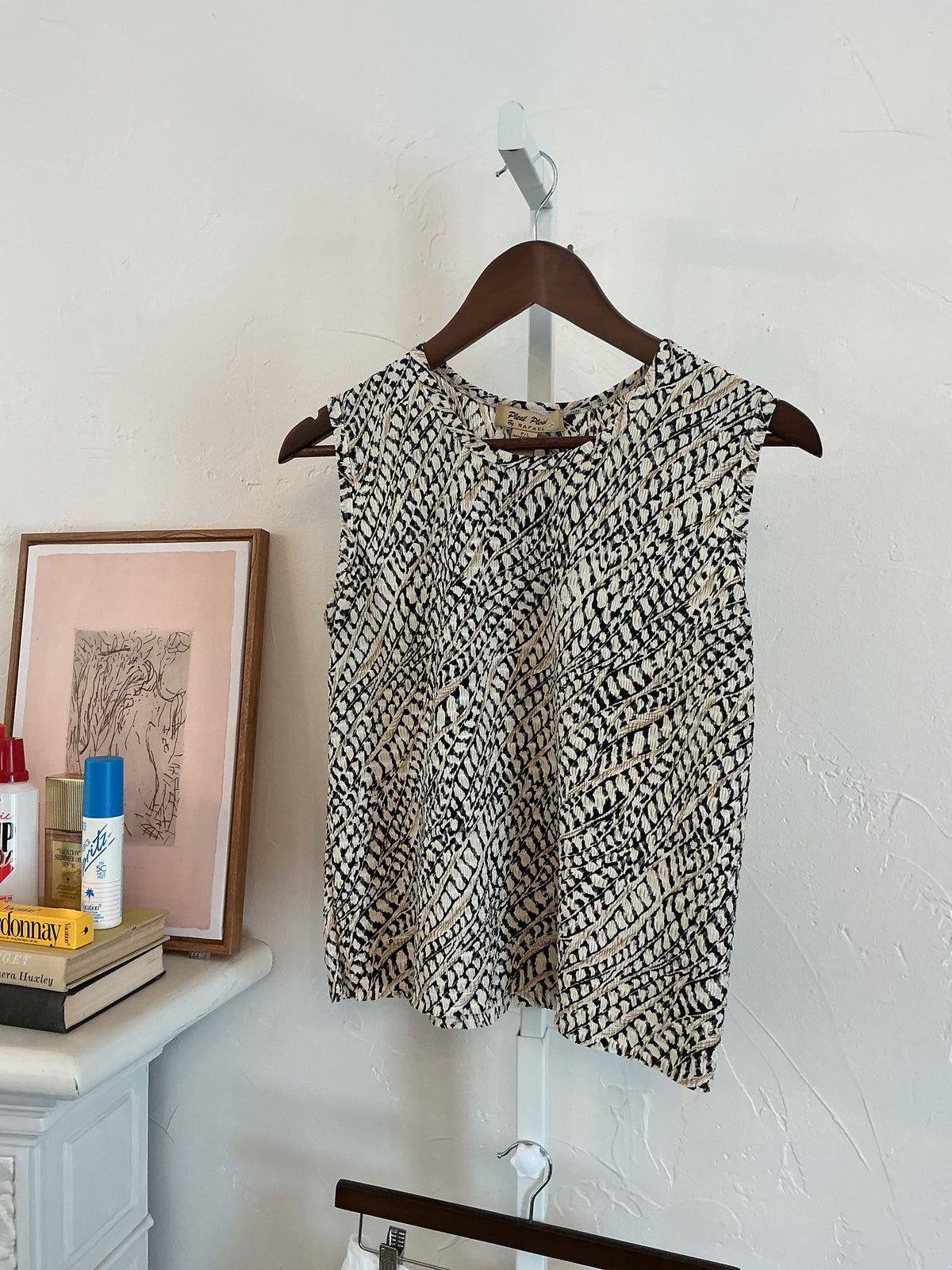 Pleat pleat patterned top