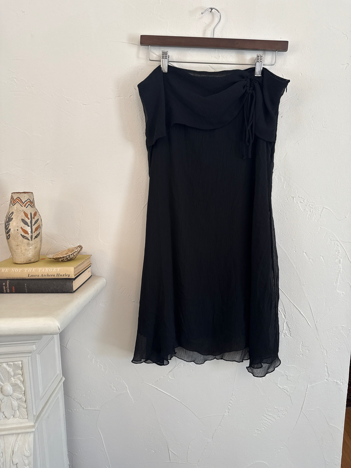 1033 White Stag Black Midi Skirt