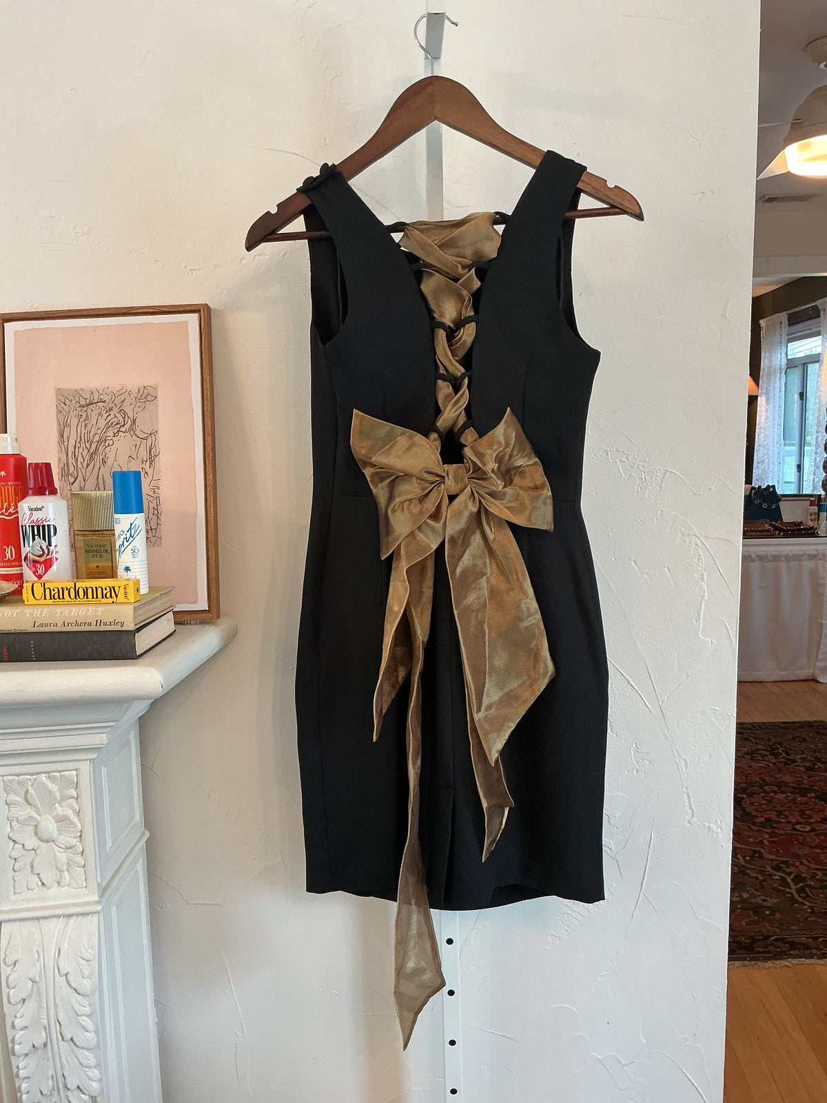 M.L. Petites bow detail dress