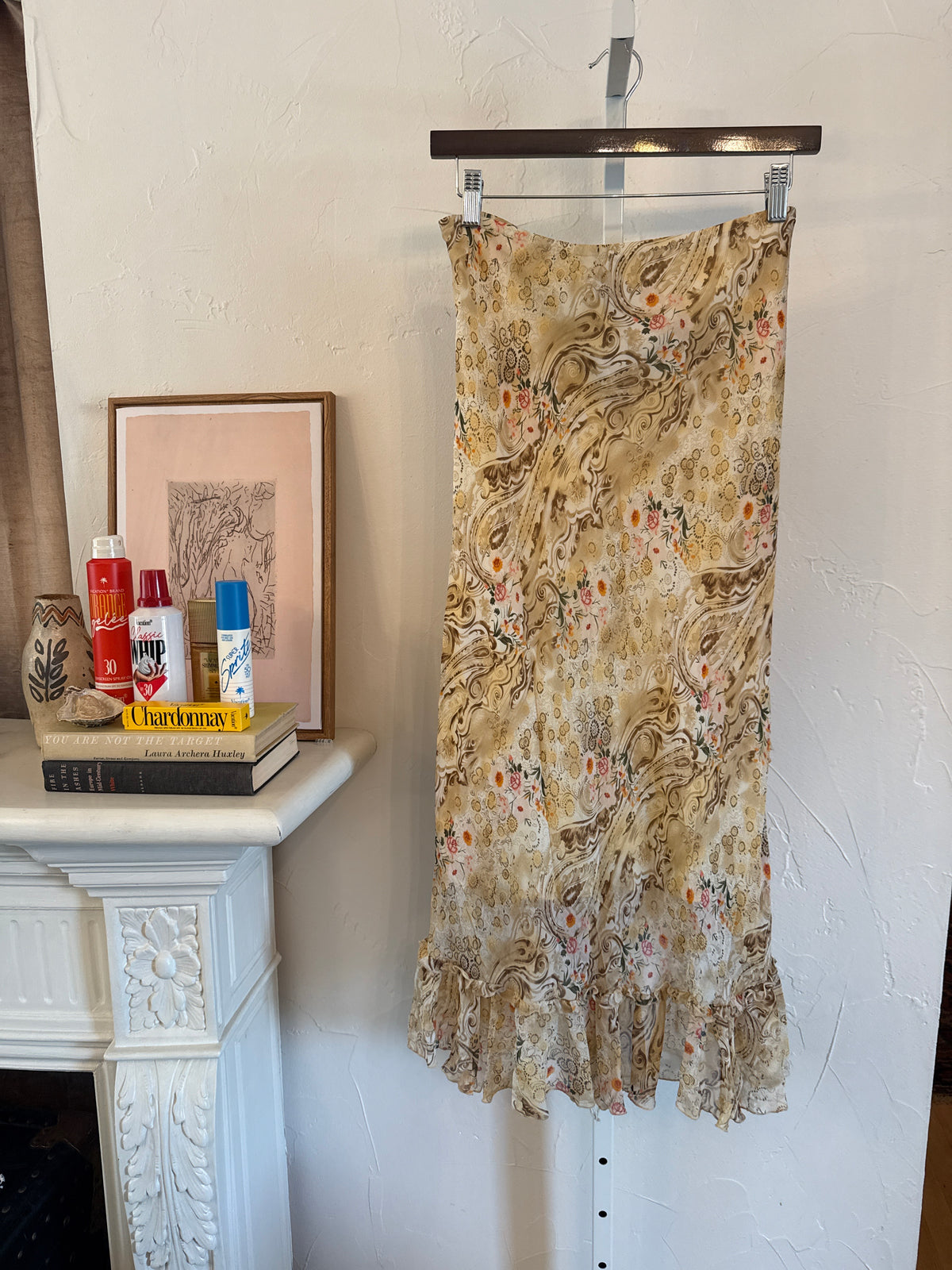 New Season by Lapis Floral Skirt