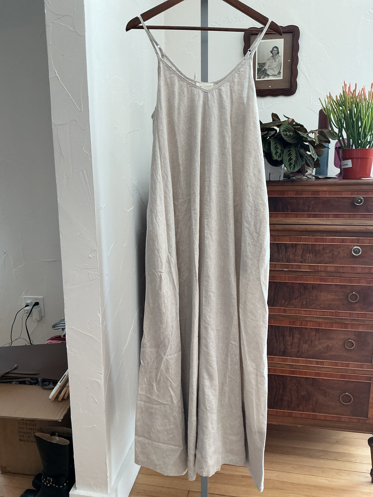 A Ren Lanae linen maxi dress