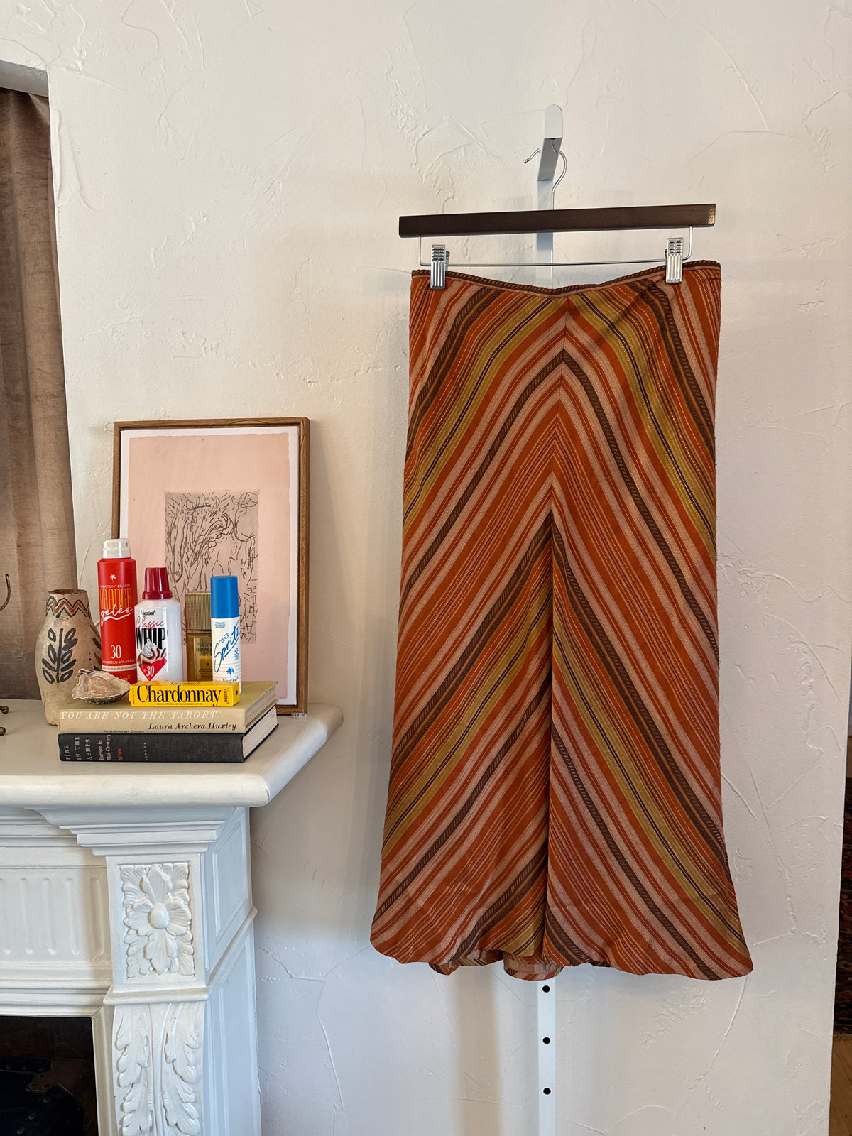 Preston & York Striped Maxi Skirt