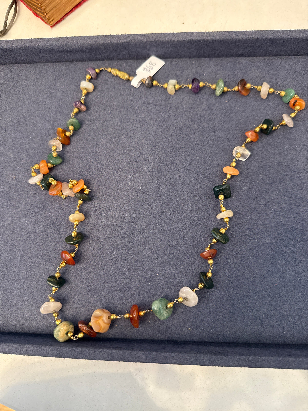 Colorful Long Beaded Necklace