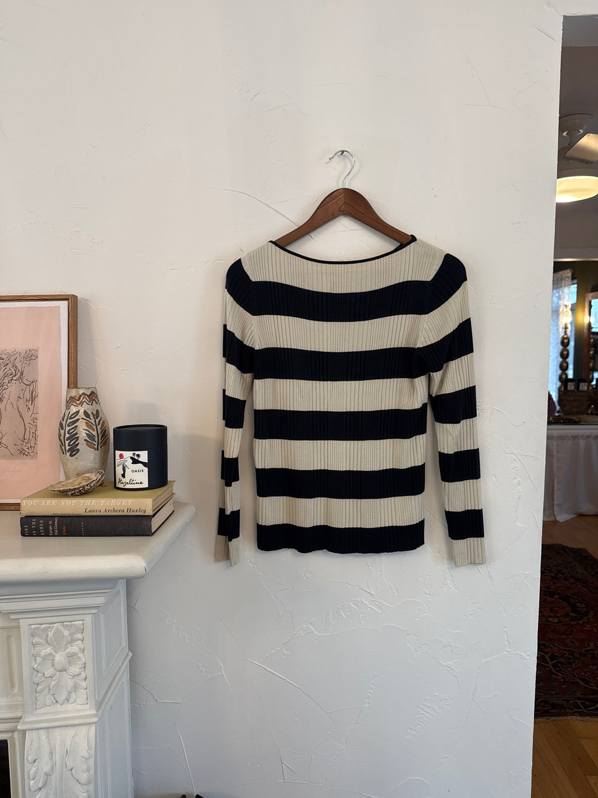 1060 Striped Knit Sweater