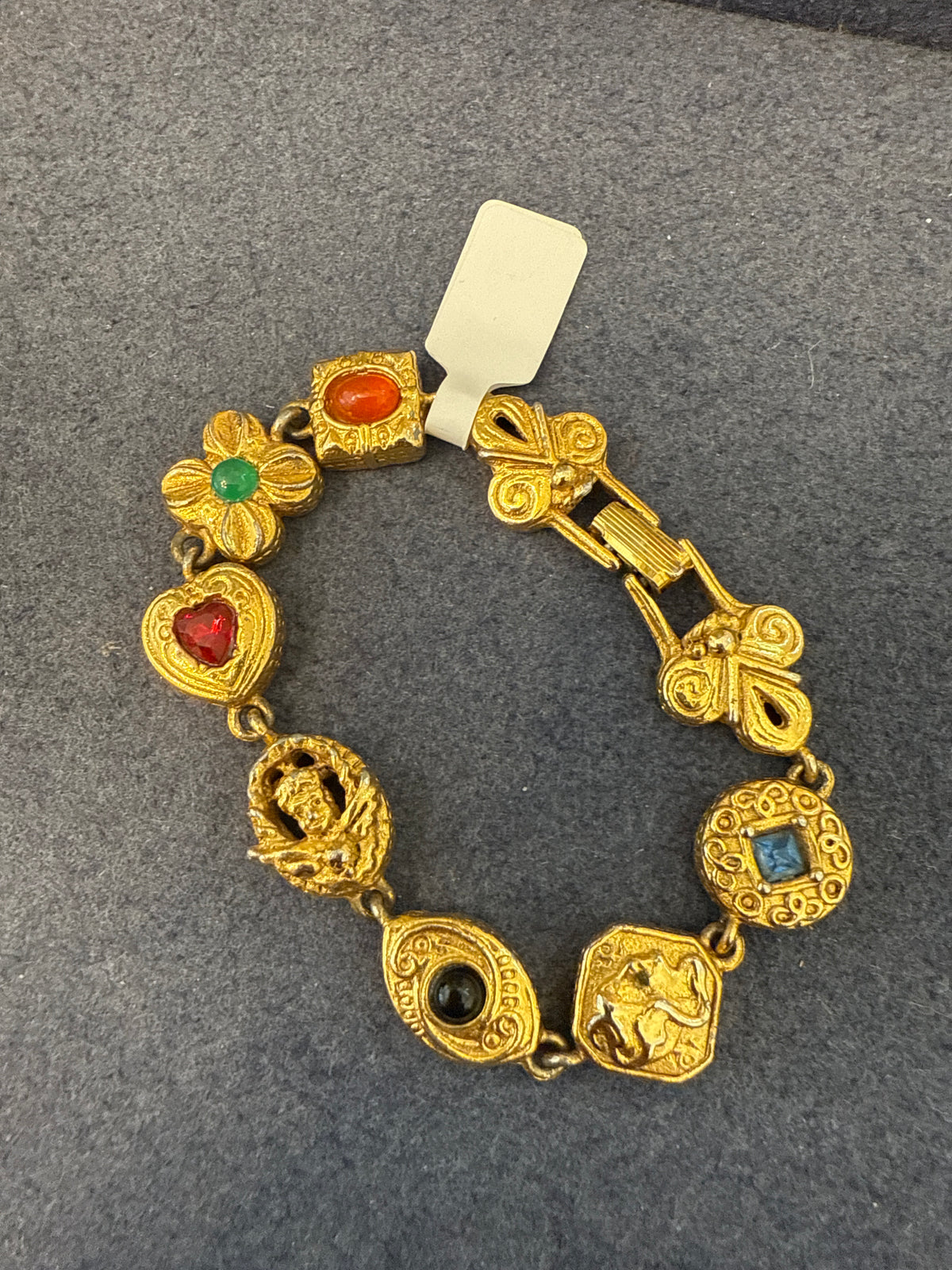 Gold Charm Bracelet