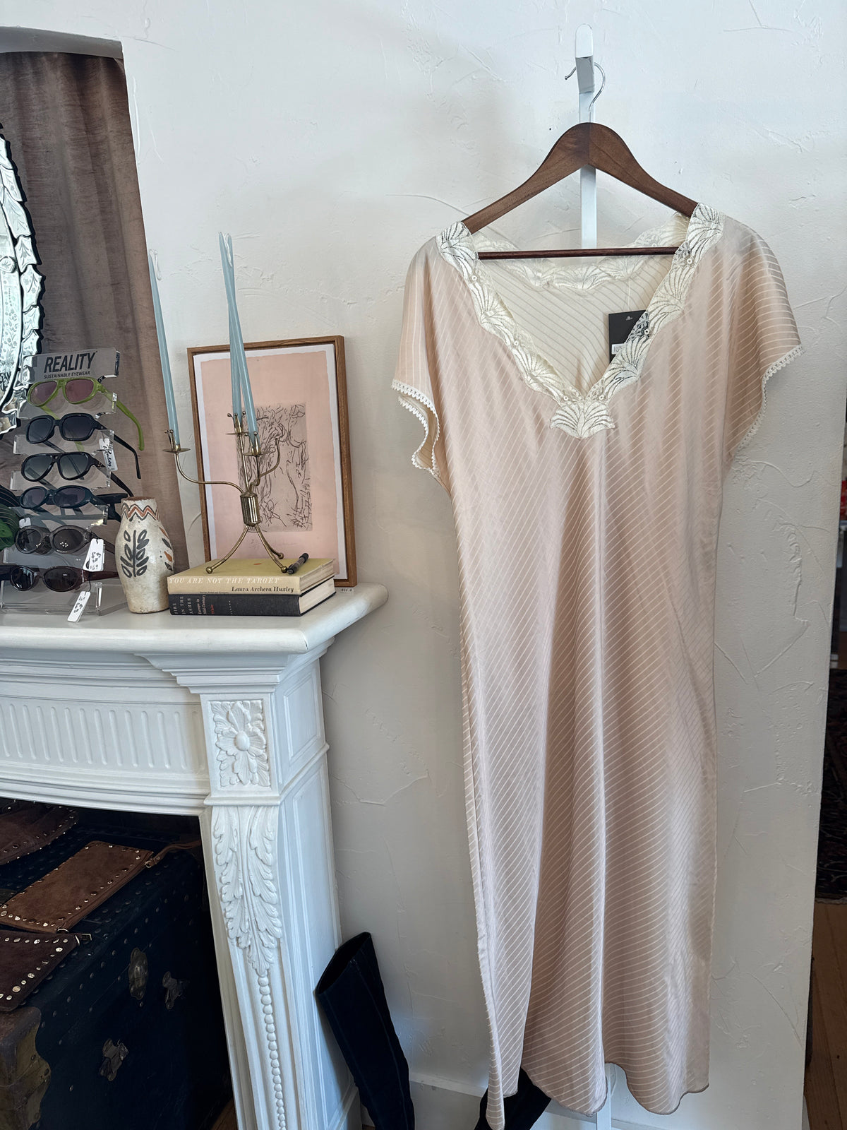 1072 Pink Maxi Slip Dress