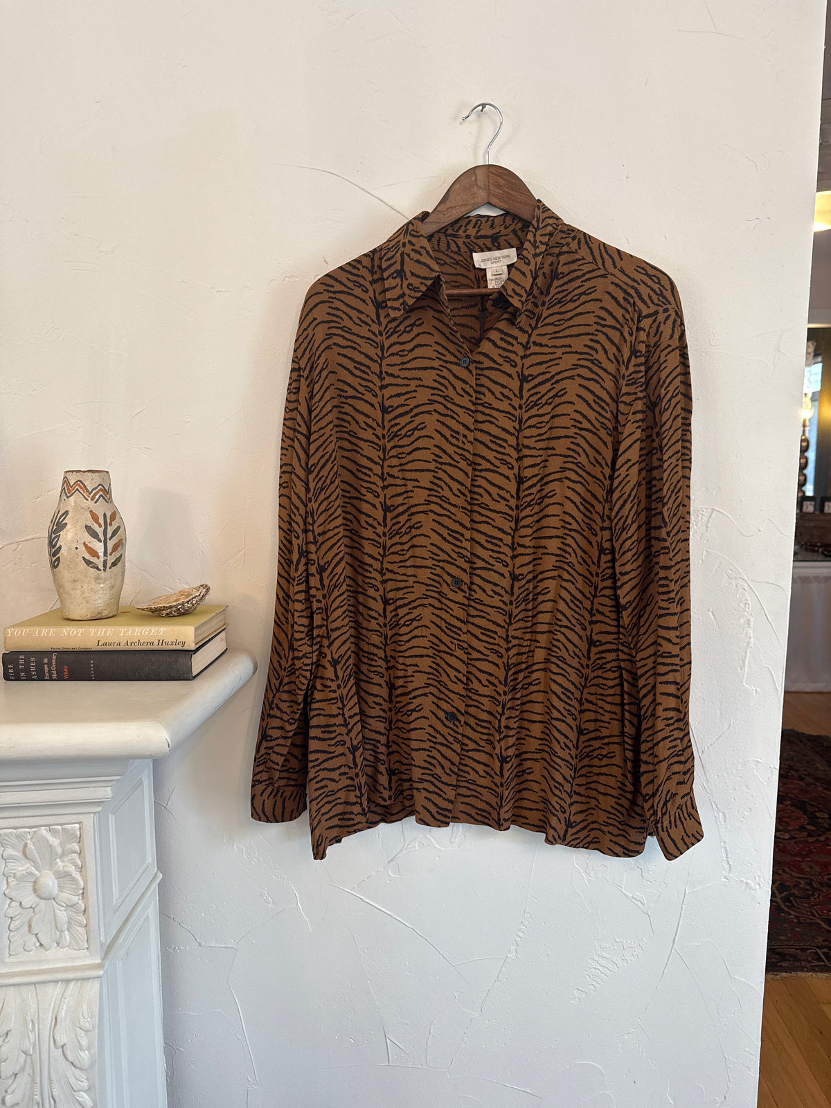 1030 Jones New York Animal Print Blouse