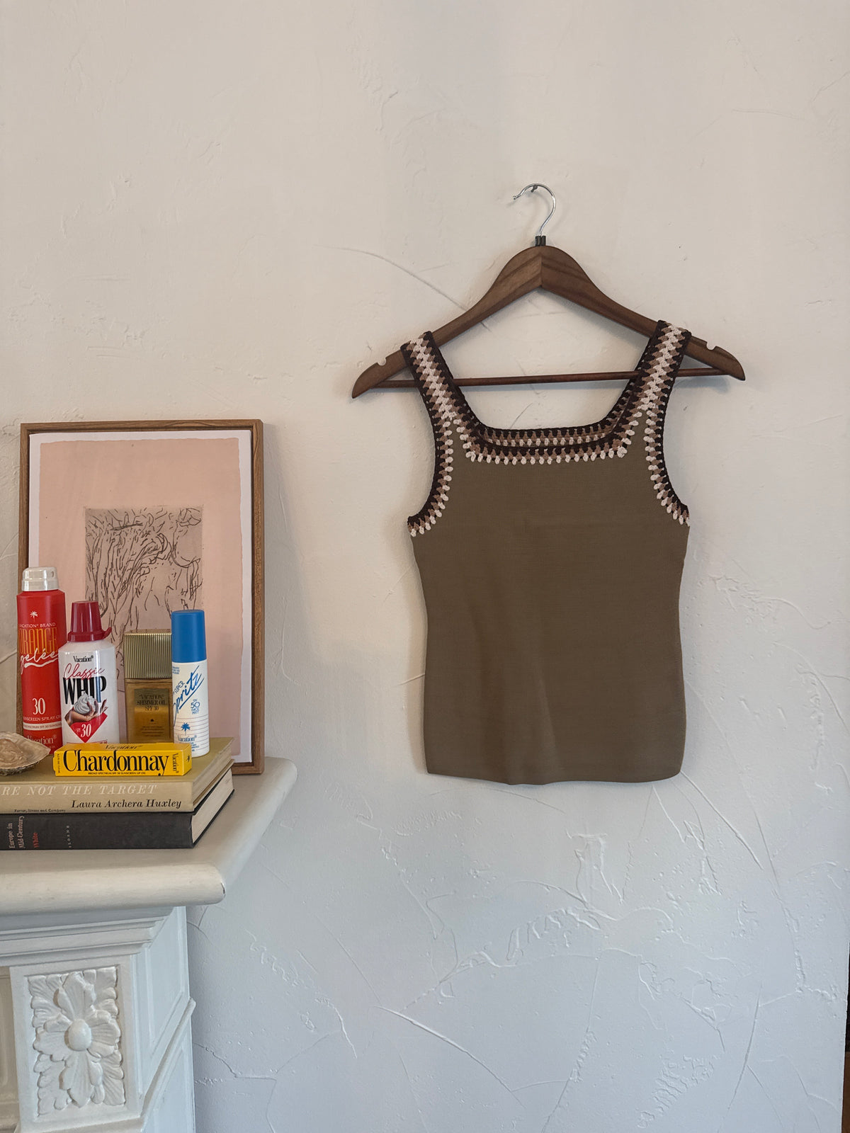 Stella Tank Top W/ Crochet Detail